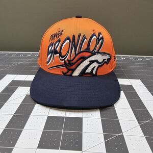 Denver Broncos New Era Snapback Hat Cap NFL Football Embroidered Streetwear Y2K